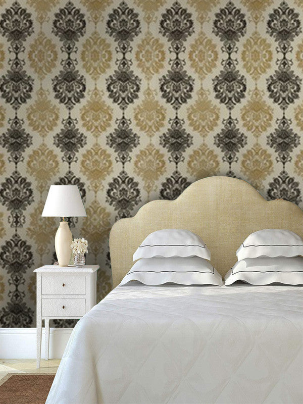 Buy JAAMSO ROYALS Floral Damask wallpeper PVC Self Adhesive Home