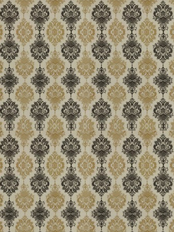 Cream And Black Damask Self Adhesive Wallpaper JAAMSO ROYALS