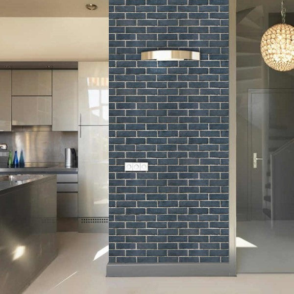 Darkgrey Brick Design Wallpaper