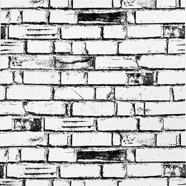 White Bricks Stone Wallpaper