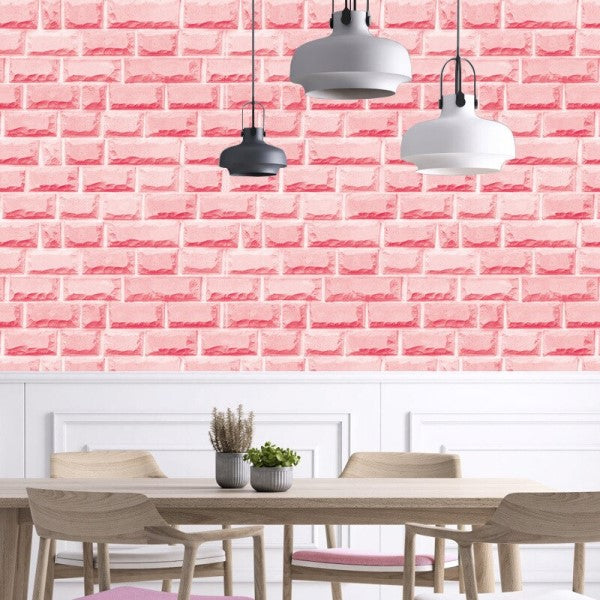 Glitter Brick Pink Wallpaper  Cheap Wallpaper  BM