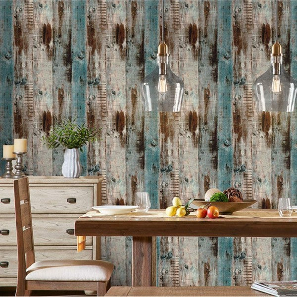 Buy JAAMSO ROYALS 3D Brown wood wallpaper selfadhesive peel  stick  45  CM x 200 CM  Pack of 1 Online at Low Prices in India  Paytmmallcom