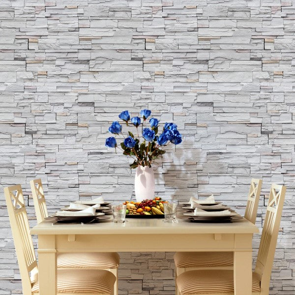 Buy SV Collections Stone Brick SELF Adhesive Wallpaper for Bedroom  LIVINGROOM Kitchen Corridor Restaurant Peel and Stick Vinyl Wallpaper   20045 cm  9 SQFT Approx Online at Best Prices in India  JioMart