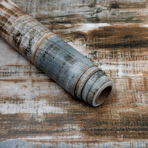 Vintage Rustic Wood Plank Wallpaper