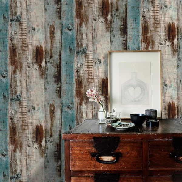 Buy Print a Wallpaper Brown Wooden Planks Wallpaper Online  Textures   Wallpapers  Furnishings  Pepperfry Product