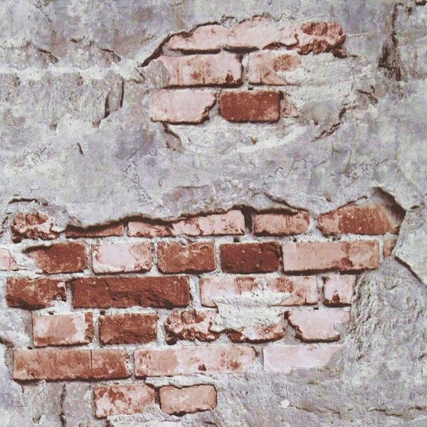 Vintage Bricks Plaster Wallpaper