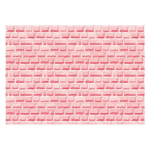 138 x 15 Pink Brick Wallpaper Peel and Stick Wallpaper SelfAdhesive  Film Brick Contact Paper 3D Textured Brick Wallpaper Removable Wallpaper  for Room Decor  Walmartcom